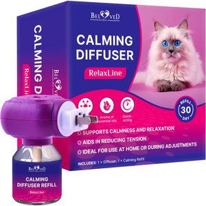 Beloved Pets Calming Diffuser & Anti Anxiety Cat Diffuser, 1.5-oz bottle