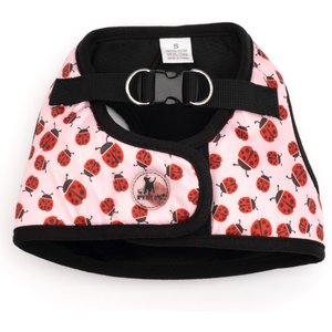 The Worthy Dog Sidekick Ladybugs Reflective Step In Dog Harness, Pink, Small: 15 to 18-in chest