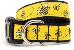 The Worthy Dog Bzzz! Adjustable Dog Collar, Yellow, Medium