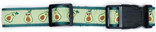 Show full view: The Worthy Dog Avocados Adjustable Dog Collar, Green, X-Large slide 3 of 7