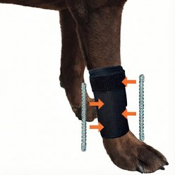 Labra Extra Supportive Front Leg Dog Wrap, Small/Medium