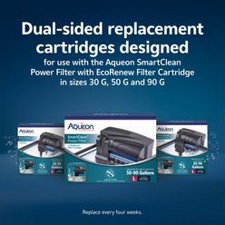 Aqueon EcoRenew Aquarium Replacement Filter Cartridges, Black, Large, 9 count slide 2 of 8