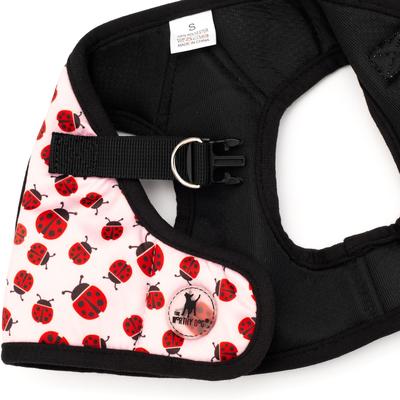 Show full view: The Worthy Dog Sidekick Ladybugs Reflective Step In Dog Harness, Pink, Large: 21 to 24-in chest slide 4 of 5