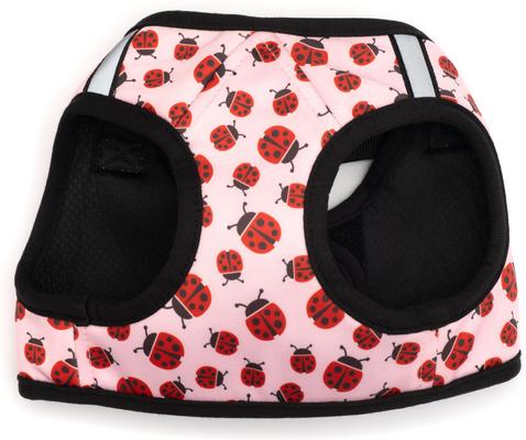 Show full view: The Worthy Dog Sidekick Ladybugs Reflective Step In Dog Harness, Pink, Large: 21 to 24-in chest slide 3 of 5