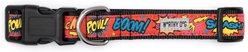 The Worthy Dog Comic Strip Adjustable Dog Collar, Red, Large slide 2 of 3