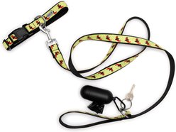 The Worthy Dog Chili Pepper Adjustable Dog Collar, Lime, Small slide 2 of 3