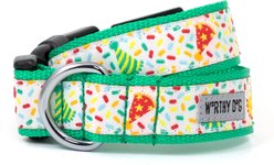 The Worthy Dog Celebrate! Adjustable Dog Collar, White, X-Large