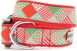 The Worthy Dog Americana Holiday Nylon Dog Collar, Red/Green, X-Large: 17 to 23-in neck, 1-in wide