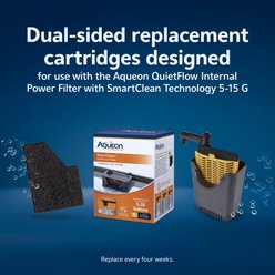 Aqueon EcoRenew Aquarium Filter Cartridges, Small, 9 count slide 2 of 8