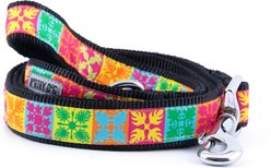 The Worthy Dog Hawaiian Patchwork Nylon Dog Lead, Multicolor, Large: 5-ft long, 1-in wide