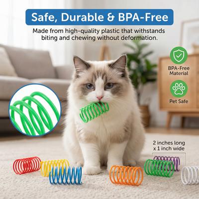 Show full view: Fashion's Talk Springs Cat Toys, 12 count slide 8 of 8