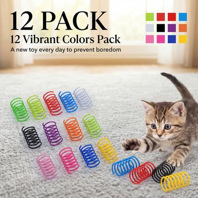 Show full view: Fashion's Talk Springs Cat Toys, 12 count slide 2 of 8