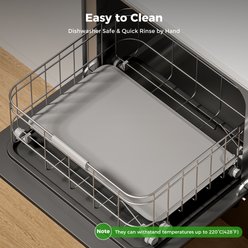 Neareal Silicone Waterproof Dog & Cat Food Mat, Grey, 18.5 x 11.5-in slide 2 of 8