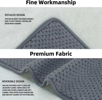 Show full view: H.VERSAILTEX Waterproof Reversible Dog & Cat Blanket & Scratch Proof Furniture Protector, Grey, Medium: 31 x 39-in slide 6 of 12