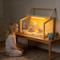 Show in main carousel: Wisfor Clear Acrylic Openable Top Wooden Hamster Cage with Warm Light, 31.5 x 15.7 x 15.7-in slide 3 of 10