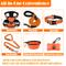 Show in main carousel: Lobeve Reflective Nylon No Pull Training Dog Harness, Collar & Leash Set with Retractable Seat Belt, Collapsible Bowls & Poop Bag Dispenser, Orange, Medium: 16 to 27-in chest slide 3 of 10