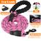 Show in main carousel: Lobeve Reflective Nylon No Pull Training Dog Harness, Collar & Leash Set with Retractable Seat Belt, Collapsible Bowls & Poop Bag Dispenser, Pink, Medium: 16 to 27-in chest slide 6 of 10