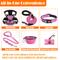 Show in main carousel: Lobeve Reflective Nylon No Pull Training Dog Harness, Collar & Leash Set with Retractable Seat Belt, Collapsible Bowls & Poop Bag Dispenser, Pink, Medium: 16 to 27-in chest slide 3 of 10