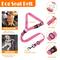 Show in main carousel: Lobeve Reflective Nylon No Pull Training Dog Harness, Collar & Leash Set with Retractable Seat Belt, Collapsible Bowls & Poop Bag Dispenser, Pink, Medium: 16 to 27-in chest slide 8 of 10