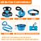 Show in main carousel: Lobeve Reflective Nylon No Pull Training Dog Harness, Collar & Leash Set with Retractable Seat Belt, Collapsible Bowls & Poop Bag Dispenser, Blue, Large: 20 to 33-in chest slide 2 of 9
