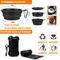 Show in main carousel: Lobeve Reflective Nylon No Pull Training Dog Harness, Collar & Leash Set with Retractable Seat Belt, Collapsible Bowls & Poop Bag Dispenser, Black, Small: 15 to 23-in chest slide 8 of 9