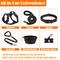 Show in main carousel: Lobeve Reflective Nylon No Pull Training Dog Harness, Collar & Leash Set with Retractable Seat Belt, Collapsible Bowls & Poop Bag Dispenser, Black, Small: 15 to 23-in chest slide 2 of 9