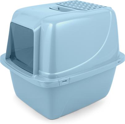 Show full view: Van Ness Enclosed Cat Litter Pan, X-Large Blue slide 8 of 10