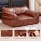 Show in main carousel: ATJafurn Indoor Leather Sofa Furniture Style Elevated Dog & Cat Couch Bed, Medium slide 4 of 9