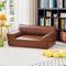 Show in main carousel: ATJafurn Indoor Leather Sofa Furniture Style Elevated Dog & Cat Couch Bed, Large slide 9 of 9