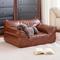Show in main carousel: ATJafurn Indoor Leather Sofa Furniture Style Elevated Dog & Cat Couch Bed, Medium slide 2 of 9