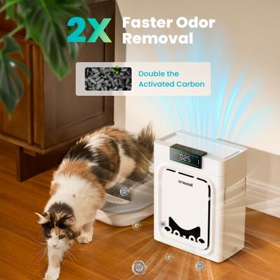 Show full view: OneIsAll PP02 Double-Sided Deodorizing Home Air Purifier slide 3 of 10