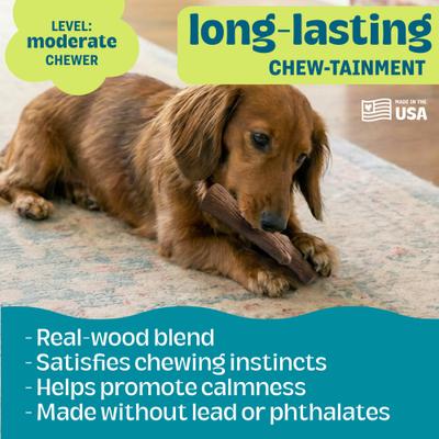 Show full view: Petstages Dogwood Stick Tough Dog Chew Toy, Small slide 5 of 10