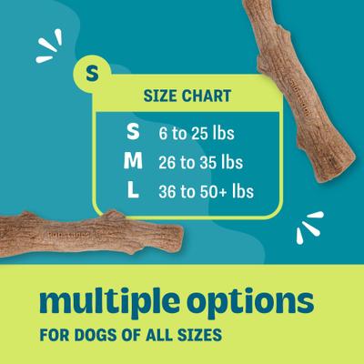 Show full view: Petstages Dogwood Stick Tough Dog Chew Toy, Small slide 4 of 10