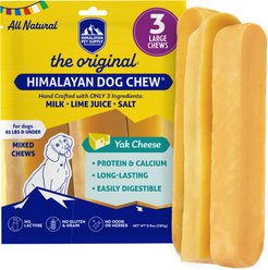 Himalayan Pet Supply Himalayan Dog Chew Original Yak Cheese Dog Chews, 3 count