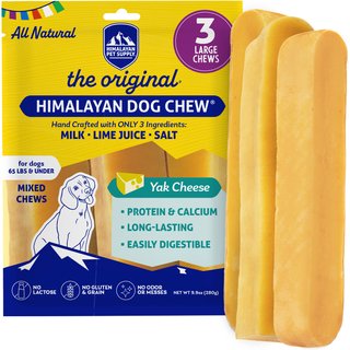 Himalayan Pet Supply Himalayan Dog Chew Original Yak Cheese Dog Chews, 3 count slide 1 of 9