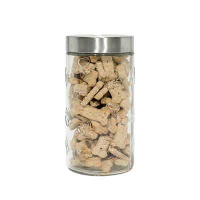Show full view: 10 Strawberry Street Maxwell Dog Treat Canister, Clear, 2 count, 56-oz slide 3 of 3