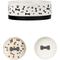 Show in main carousel: 10 Strawberry Street Bone & Paw Banded Pet Dog Dish, White/Black, 2 count, 28-oz slide 1 of 5