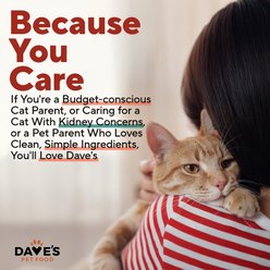 Dave's Pet Food Kidney Renal Support Chicken & Vegetable with Low Phosphorus Stew Canned Wet Cat Food, 3-oz can, case of 12 slide 2 of 8