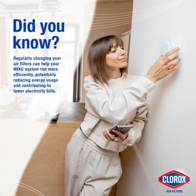 Show full view: Clorox Air Filters MPR1500 & FPR 10 MERV 13 Pleated HVAC AC Furnace Air Filters, 16 x 20 x 1-in, 4 count slide 6 of 9