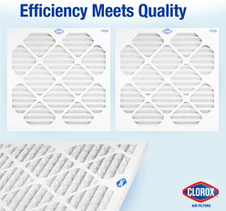 Clorox Air Filters MPR1000 & FPR 7 MERV 11 Pleated HVAC AC Furnace Air Filters, 16 x 20 x 1-in, 4 count slide 2 of 8