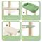 Show in main carousel: Yaheetech 35.5-in Cat Tree with Space Capsule for Kittens, Small, Army Green/Beige slide 4 of 9