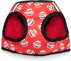 The Worthy Dog Sock Monkey Sidekick Dog Harness, Red, XX-Small slide 2 of 2