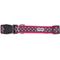 Show in main carousel: The Worthy Dog Hearts Adjustable Dog Collar, Black, X-Small slide 2 of 3
