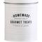 Show in main carousel: 10 Strawberry Street Gourmet Dog Treats Canister, White, 76-oz slide 3 of 4