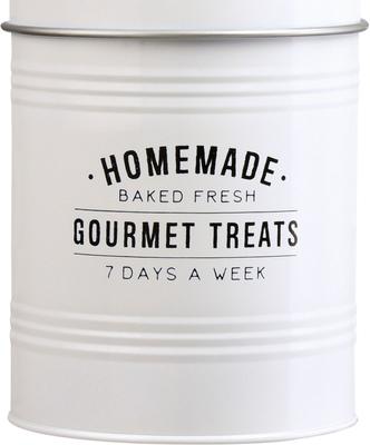 Show full view: 10 Strawberry Street Gourmet Dog Treats Canister, White, 76-oz slide 3 of 4