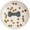 Show in main carousel: 10 Strawberry Street Bone & Paw Banded Pet Dog Dish, White/Black, 2 count, 28-oz slide 4 of 5