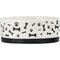 Show in main carousel: 10 Strawberry Street Bone & Paw Banded Pet Dog Dish, White/Black, 2 count, 28-oz slide 2 of 5