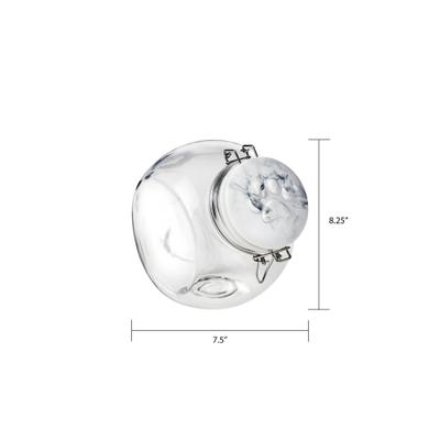 Show full view: 10 Strawberry Street Carerra Paw Tilt Cat Treat Canister, Clear, 72-oz slide 3 of 4