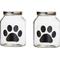 Show in main carousel: 10 Strawberry Street Street Buddy Paw Chalkboard Dog Treat Canister, Clear, 2 count, 108-oz slide 1 of 4