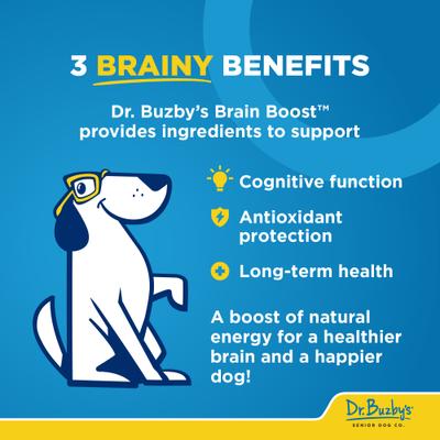 Show full view: Dr. Buzby's Brain Boost Organic MCT Oil Brain & Nervous Support Supplement for Dogs, 16-fl oz bottle slide 4 of 10